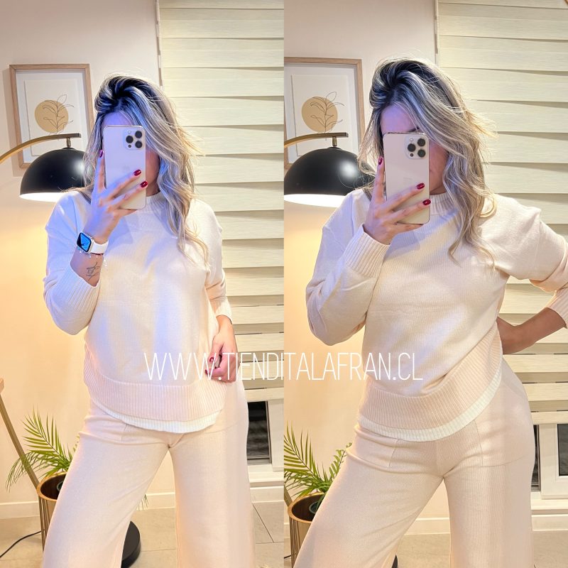 Conjunto Lanilla Blanco