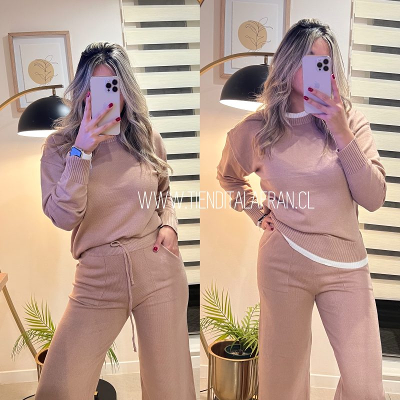 Conjunto lanilla Beige