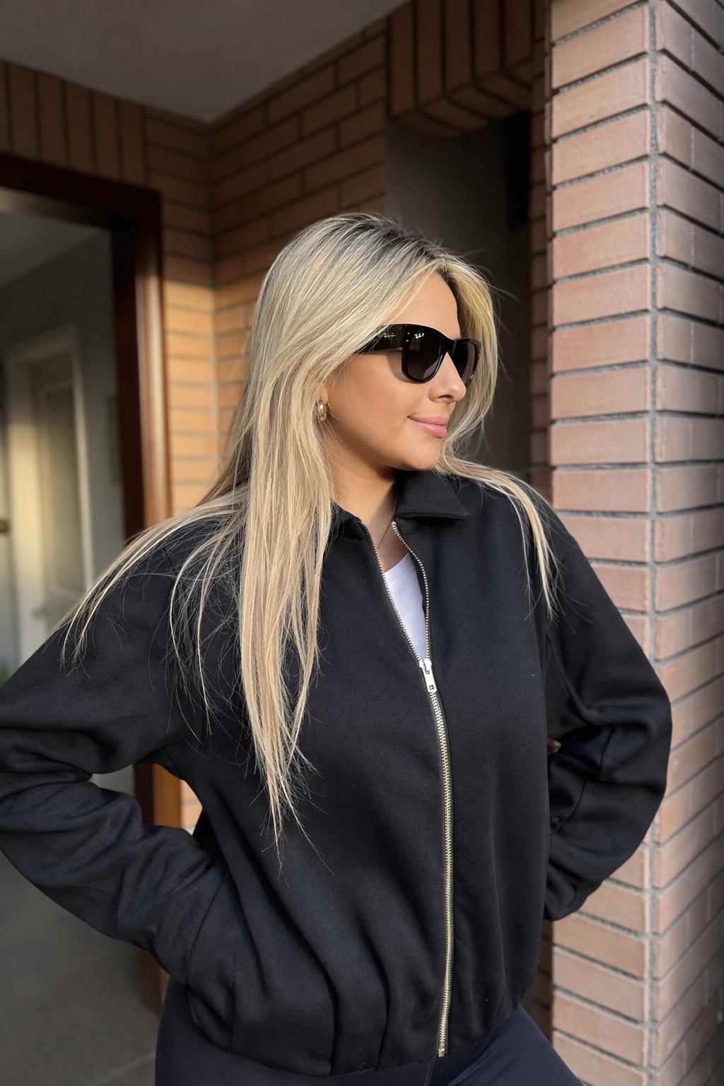 Chaqueta Algodón Negra