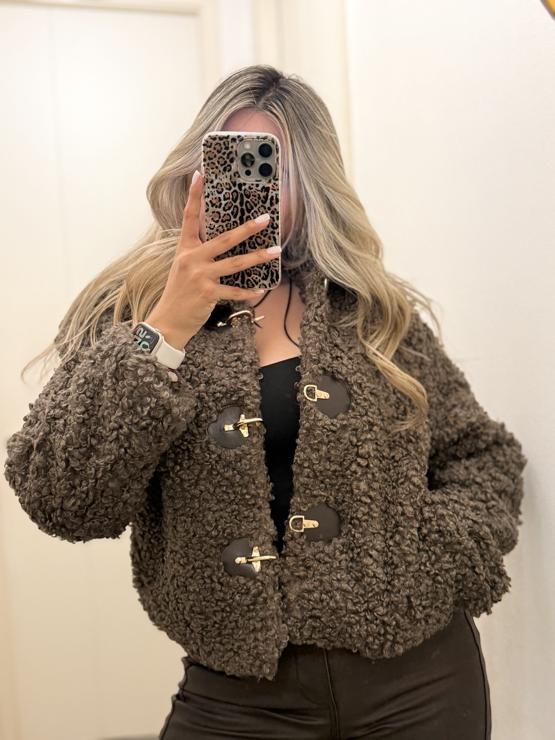 Chaqueta Teddy cafe - Imagen 3